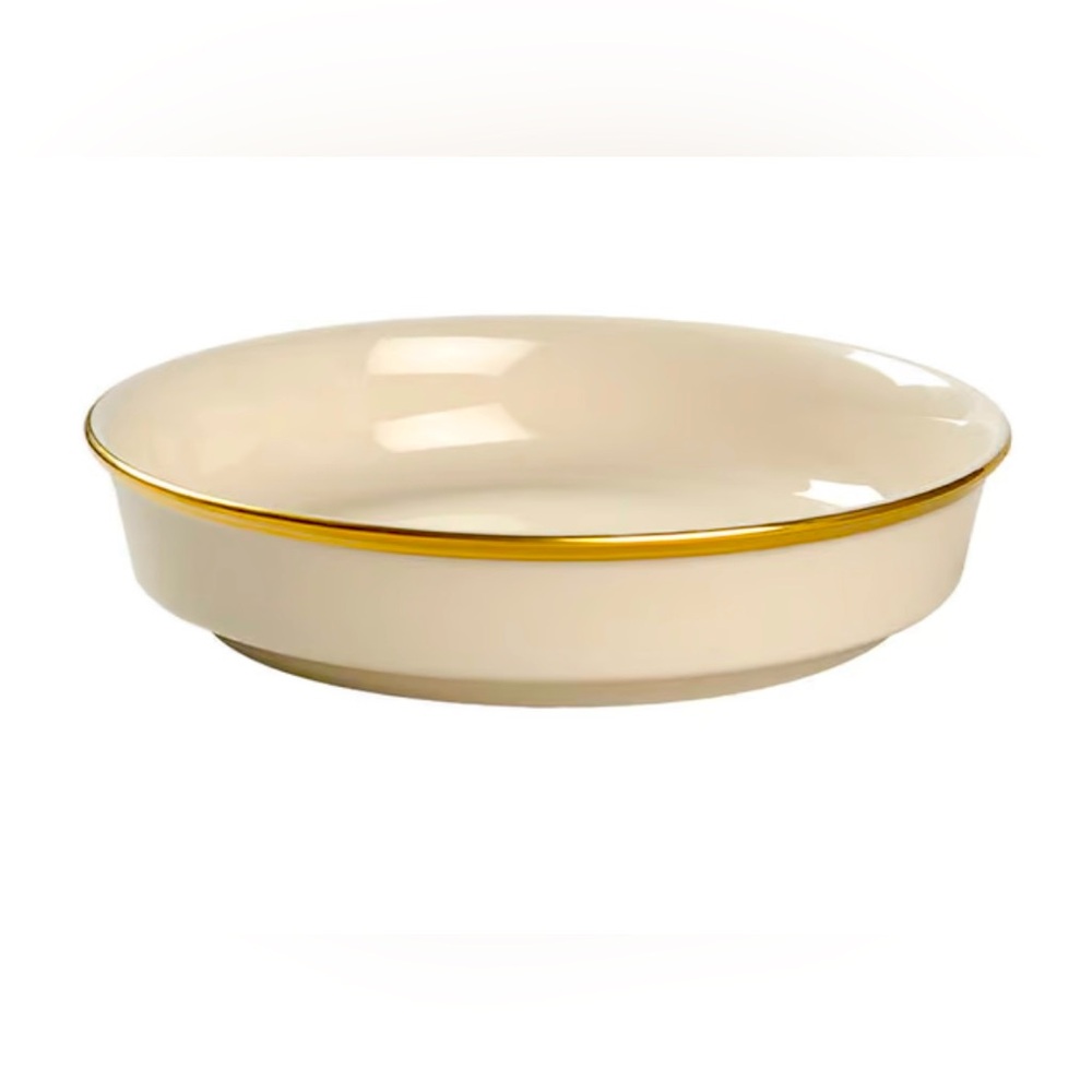 A lot of 4 individual Lenox Eternal Coupe Soup Bowls.